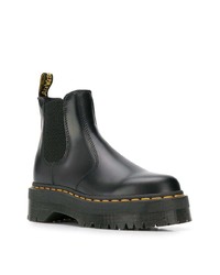 schwarze Chelsea Boots aus Leder von Dr. Martens