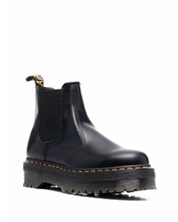 schwarze Chelsea Boots aus Leder von Dr. Martens