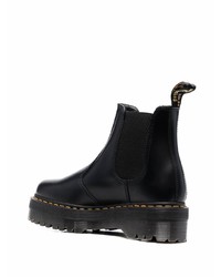 schwarze Chelsea Boots aus Leder von Dr. Martens