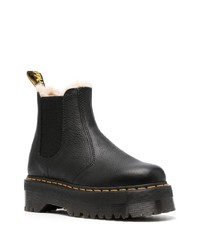 schwarze Chelsea Boots aus Leder von Dr. Martens