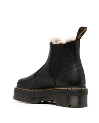 schwarze Chelsea Boots aus Leder von Dr. Martens