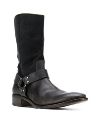 schwarze Chelsea Boots aus Leder von Premiata