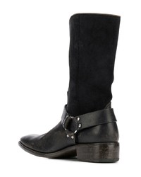 schwarze Chelsea Boots aus Leder von Premiata