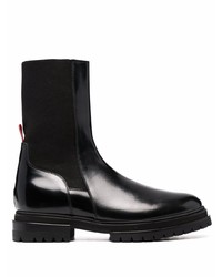 schwarze Chelsea Boots aus Leder von 424