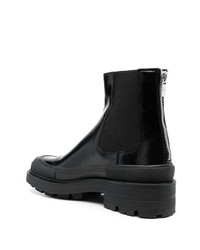 schwarze Chelsea Boots aus Leder von Alexander McQueen