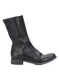 schwarze Chelsea Boots aus Leder von A Diciannoveventitre