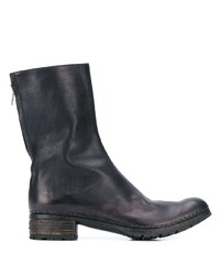 schwarze Chelsea Boots aus Leder von A Diciannoveventitre