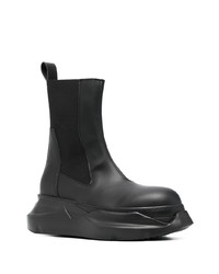 schwarze Chelsea Boots aus Leder von Rick Owens DRKSHDW