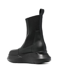 schwarze Chelsea Boots aus Leder von Rick Owens DRKSHDW