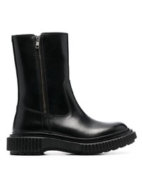 schwarze Chelsea Boots aus Leder von Adieu Paris