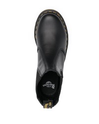 schwarze Chelsea Boots aus Leder von Dr. Martens