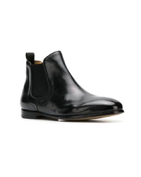 schwarze Chelsea Boots aus Leder von Officine Creative