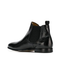 schwarze Chelsea Boots aus Leder von Officine Creative