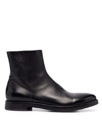 schwarze Chelsea Boots aus Leder von Alberto Fasciani