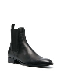 schwarze Chelsea Boots aus Leder von Sandro Paris