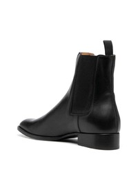 schwarze Chelsea Boots aus Leder von Sandro Paris