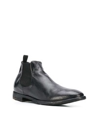 schwarze Chelsea Boots aus Leder von Officine Creative