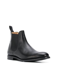 schwarze Chelsea Boots aus Leder von Church's