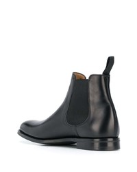 schwarze Chelsea Boots aus Leder von Church's