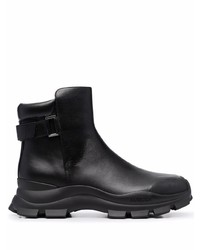 schwarze Chelsea Boots aus Leder von Ambush