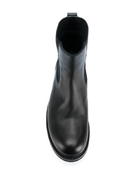 schwarze Chelsea Boots aus Leder von Rick Owens