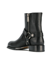 schwarze Chelsea Boots aus Leder von DSQUARED2