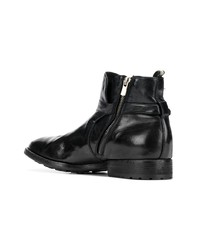 schwarze Chelsea Boots aus Leder von Officine Creative