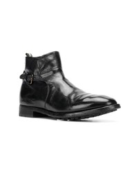 schwarze Chelsea Boots aus Leder von Officine Creative