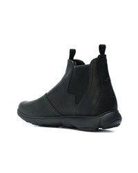 schwarze Chelsea Boots aus Leder von Geox