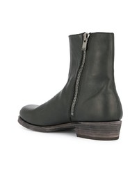 schwarze Chelsea Boots aus Leder von Kazuyuki Kumagai