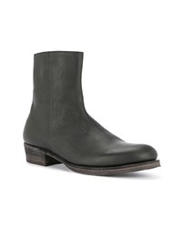 schwarze Chelsea Boots aus Leder von Kazuyuki Kumagai