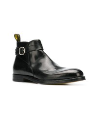 schwarze Chelsea Boots aus Leder von Doucal's