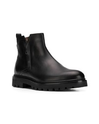 schwarze Chelsea Boots aus Leder von Salvatore Ferragamo