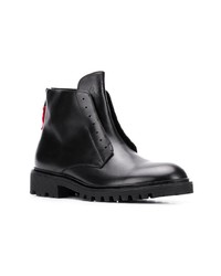 schwarze Chelsea Boots aus Leder von 424