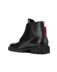 schwarze Chelsea Boots aus Leder von 424