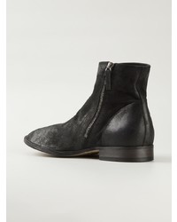 schwarze Chelsea Boots aus Leder von Marsèll