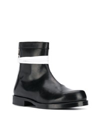 schwarze Chelsea Boots aus Leder von 1017 Alyx 9Sm