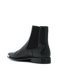 schwarze Chelsea Boots aus Leder von Givenchy