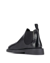 schwarze Chelsea Boots aus Leder von Marsèll