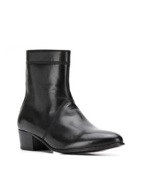 schwarze Chelsea Boots aus Leder von Carvil