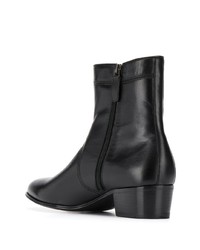 schwarze Chelsea Boots aus Leder von Carvil