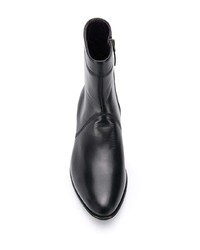 schwarze Chelsea Boots aus Leder von Carvil