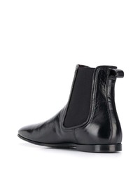 schwarze Chelsea Boots aus Leder von Dolce & Gabbana