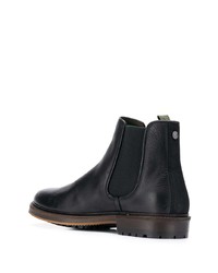 schwarze Chelsea Boots aus Leder von Barbour