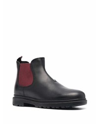 schwarze Chelsea Boots aus Leder von Geox