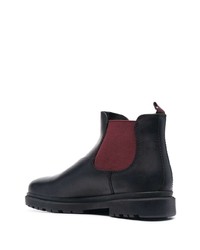 schwarze Chelsea Boots aus Leder von Geox