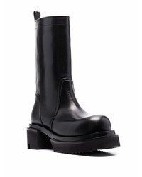 schwarze Chelsea Boots aus Leder von Rick Owens