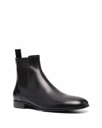 schwarze Chelsea Boots aus Leder von Gianvito Rossi