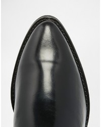 schwarze Chelsea Boots aus Leder von Steve Madden