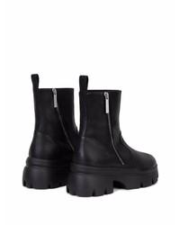 schwarze Chelsea Boots aus Leder von Giuseppe Zanotti